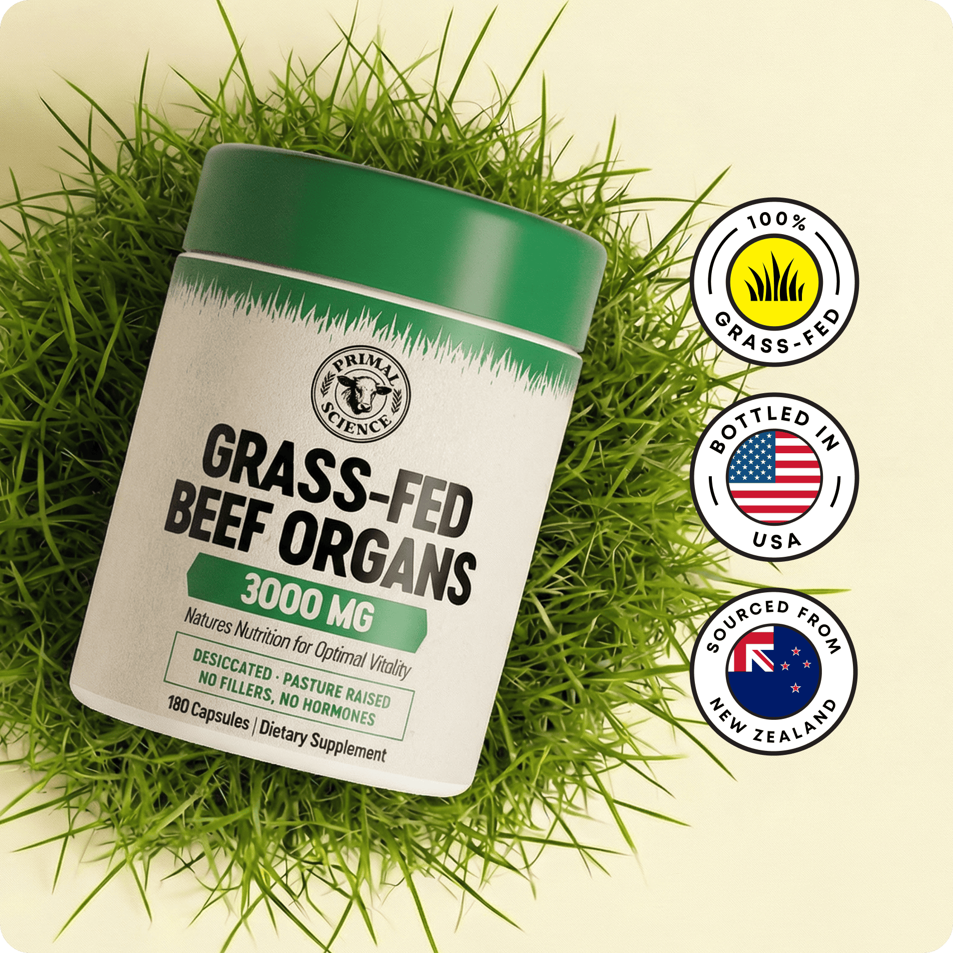 Primal Science™ Grass-Fed Beef Organs