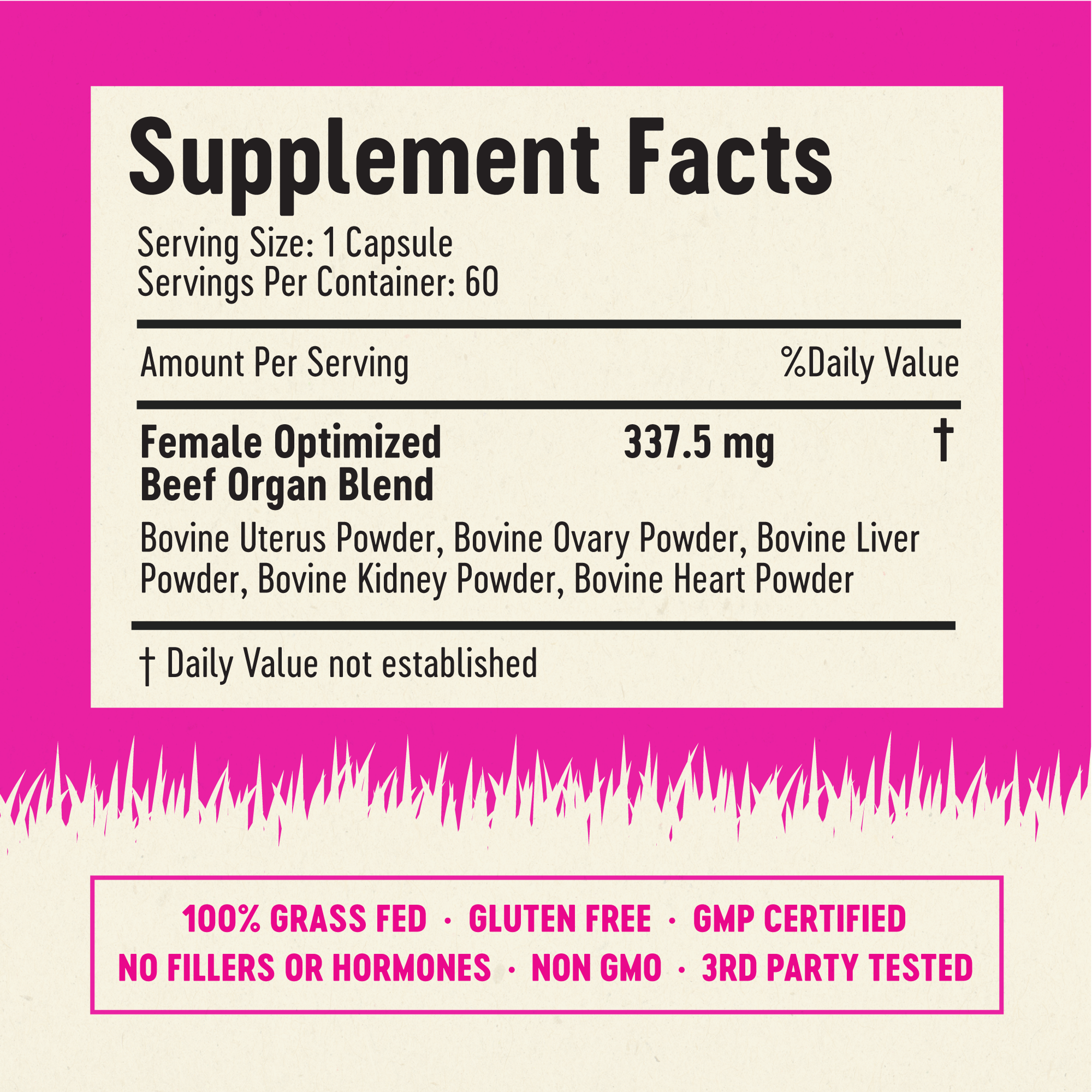 Primal Science™ Female Optimized Beef Organs