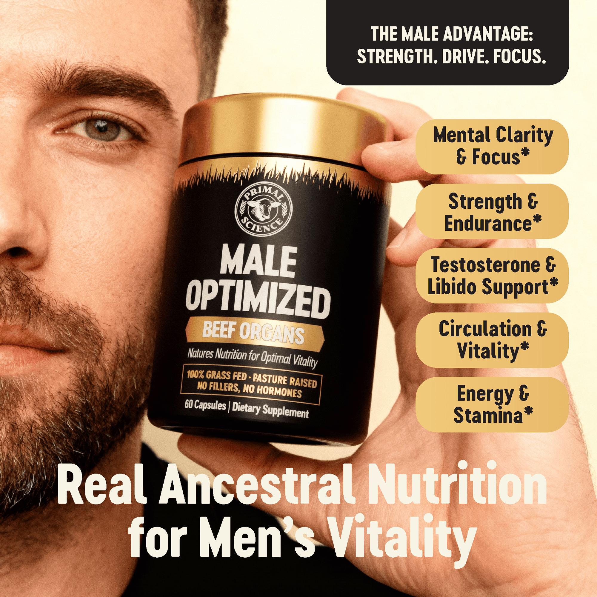 Primal Science™ Male Optimized Beef Organs