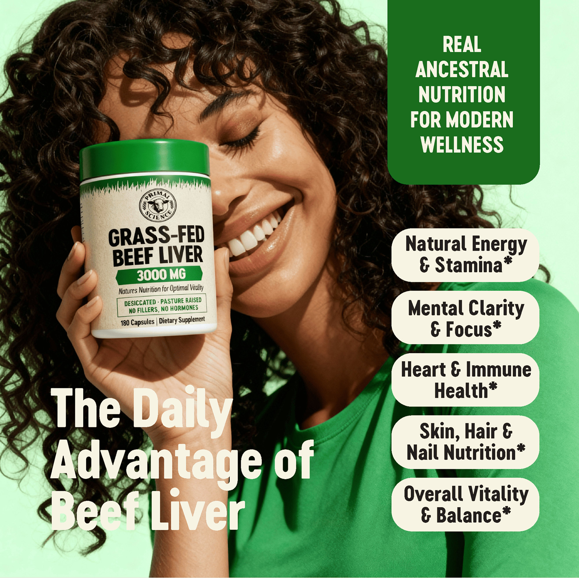 Primal Science™ Grass-Fed Beef Liver