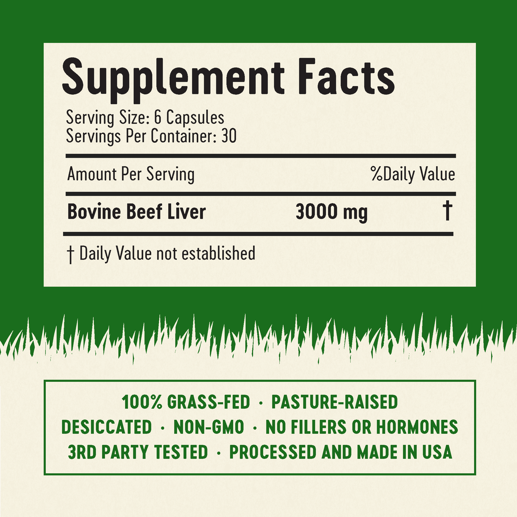 Primal Science™ Grass-Fed Beef Liver