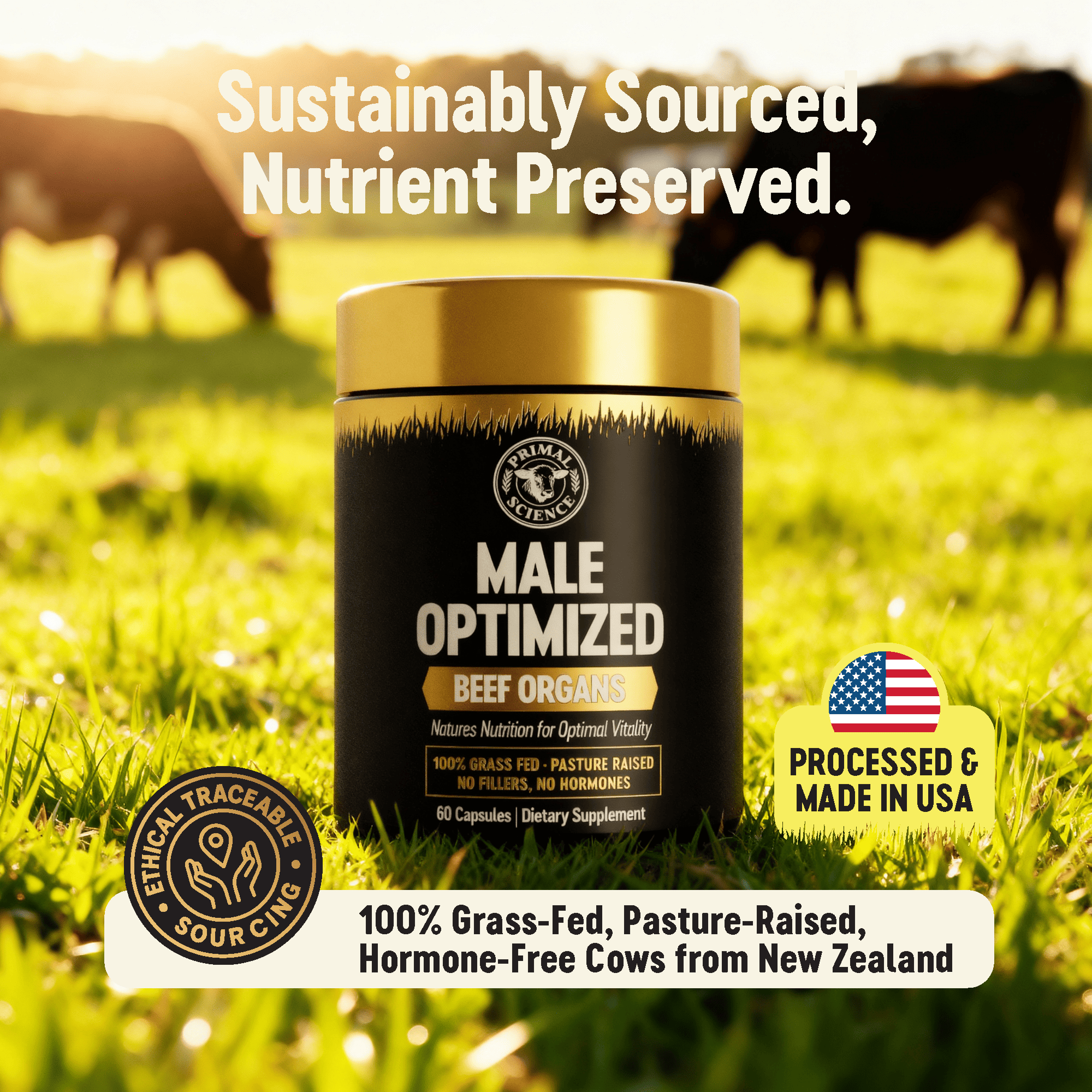 Primal Science™ Male Optimized Beef Organs